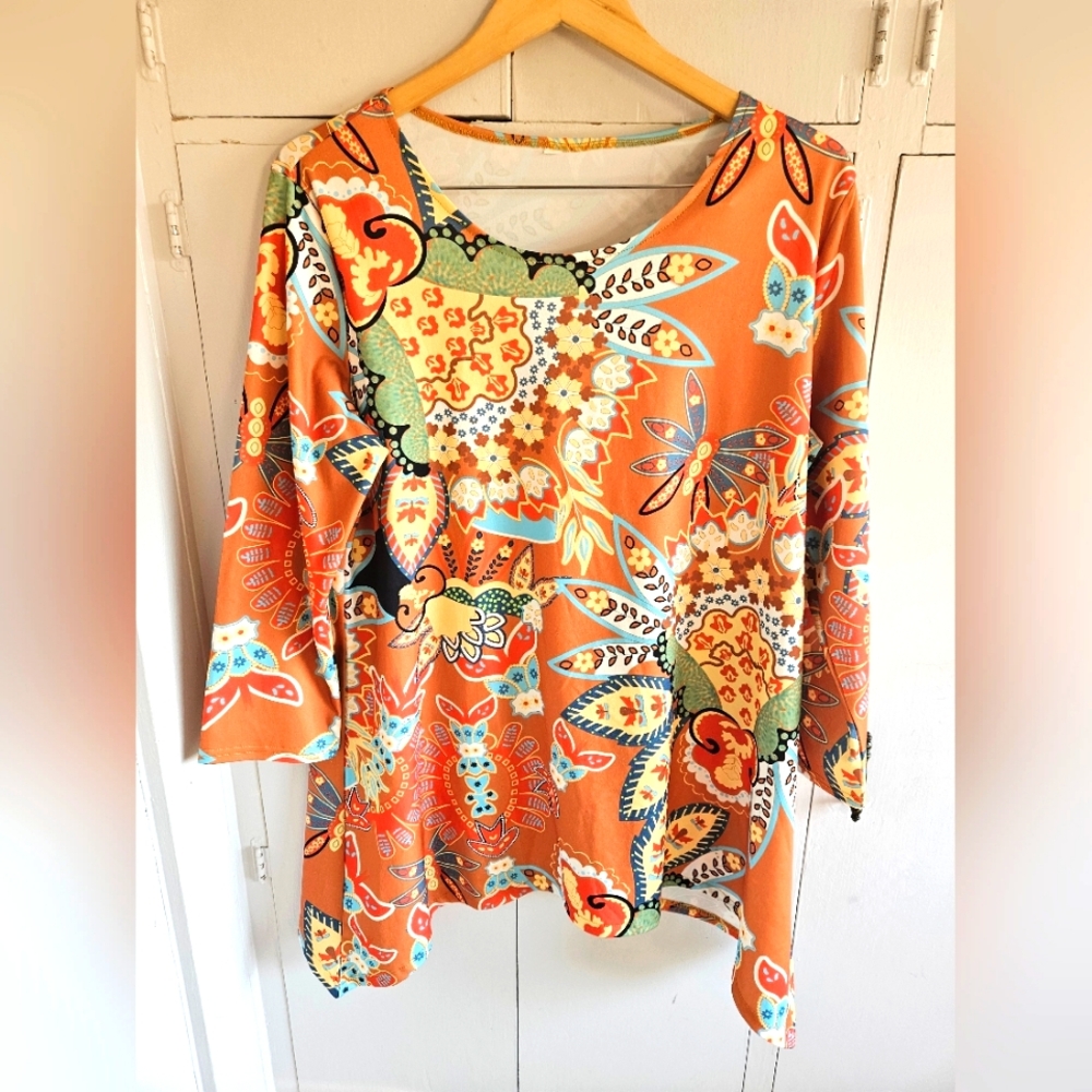 Multicolor blouse Size Size 1X